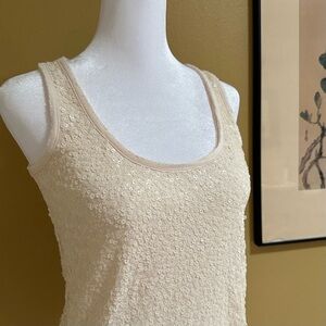 ♥️J. Crew Sequined Blush Tank Top - XS